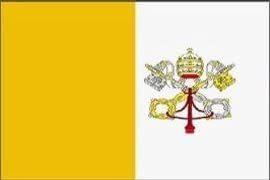 Bandera Del Vaticano Poliéster 3 Pies X 1,8 M.