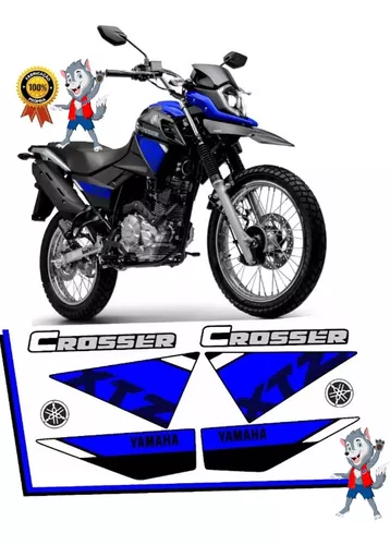 Kit Faixas Adesivos Yamaha Xtz Crosser 150 S 2022 2023