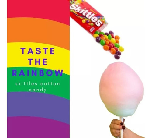 Algodón De Azucar Skittles Cotton Candy