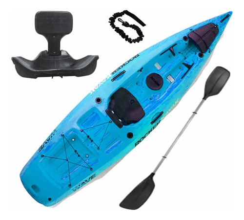 Kayak Rocker Wave Remo Butaca Pesca Travesia