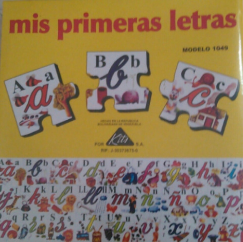 Juego Didáctico Mis Primeras Letras