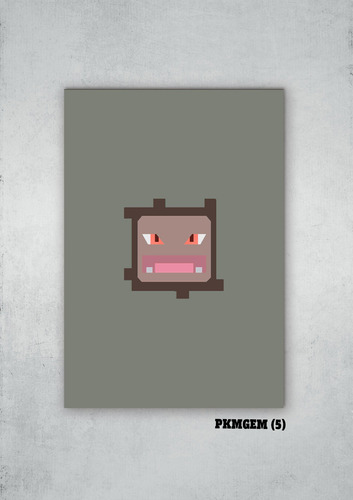 Cuadros Poster Pokemon Golem 15x20 (gem 5)