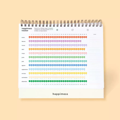 Calendario 2025 De Escritorio Monoblock - Happimess