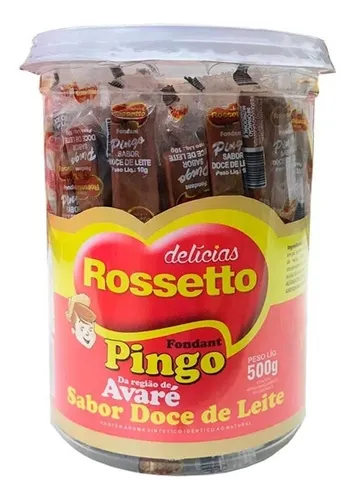 comprar 3 Potes Doce Pingo De Leite Tradicional - Rosseto - 50 Unid