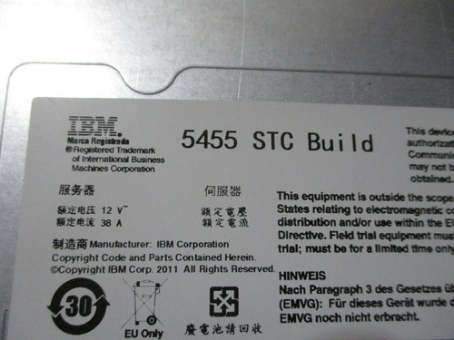 Lamina Servidor Ibm Nextscale Nx360 M4 5455-ac1 Revisada