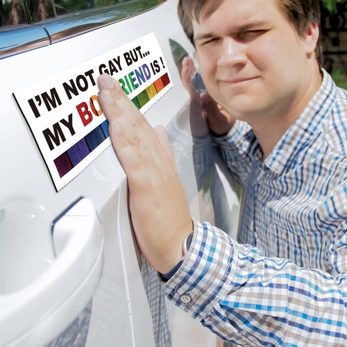 Decalques Para Carros Frienda Funny Lgbt Car, 10 Unidades