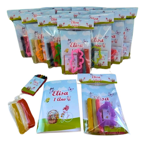 25 Lembrancinhas De Colorir+giz+molde+massinha