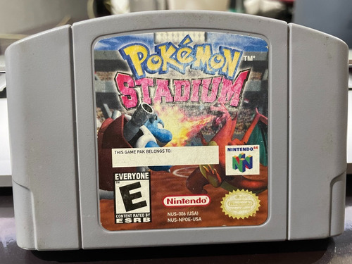 Pokemon Stadium - Solo Cartucho - Nintendo 64