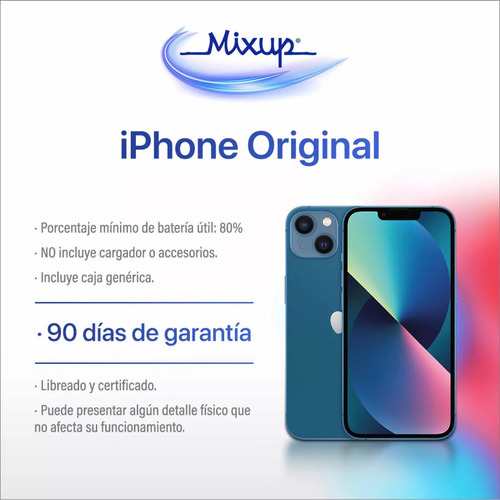 Apple iPhone 13 128gb Blanco Liberado Certificado Grado A Con Garantía (Reacondicionado)