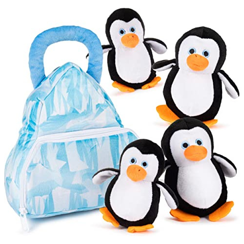 Juego De Juguetes De Peluche De Pingüinos Parlantes | ...