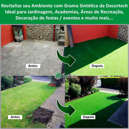 Tapete Grama Sintética Decoração 2x0,5 Entrega Expressa Flex