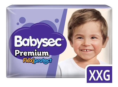 Pañales Babysec Premium  Xxg  Flexiprotec 96 Unidades