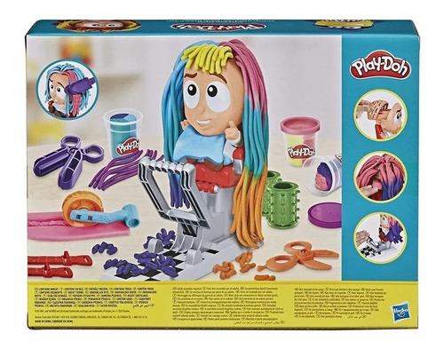 Imagen 7 de 9 de Play-doh Juego De Masas Peluqueria Cortes Estilista F1260