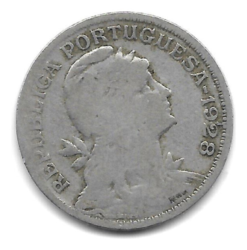 Portugal Moneda De 50 Centavos Año 1928 Km 577 - Vf-