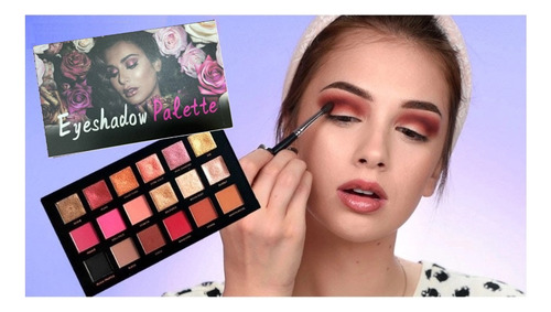 Paleta De Maquillaje De Sombras De Ojos De 18 Colores