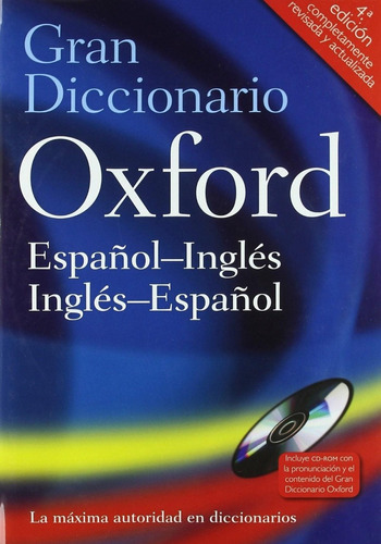 Libro: Gran Diccionario Oxford Español-inglés/inglés-español