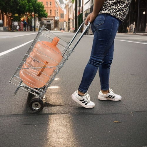 Carrito De Mandado Urban Go 2en1 Con Canastilla Desmontable Aluminio