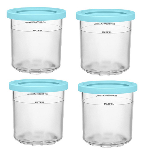 Envases De Helado Con Tapa Para Ninja Creami Pints Nc301