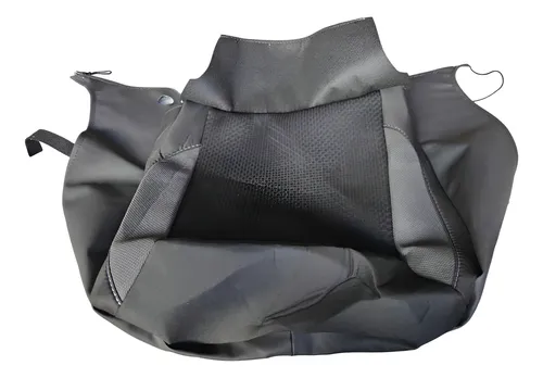 🛡️ FUNDA ASIENTO DELANTERO PARA FORD TRANSIT Mk6/Mk7/Mk8 - ECO CUERO Y TELA (Negro, Compatible Airbag)