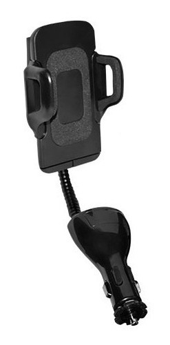 Porta Celular Para Cigarrera 2 Usb 5v 3.1a Negro