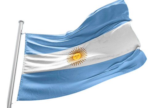 Bandera Argentina Premium 90 X 200 Con Sol Reforzada C/tiras