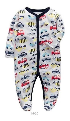 Pijama Enterito Con Broches