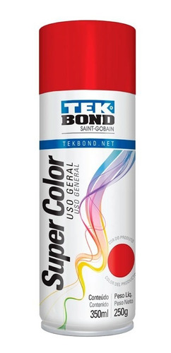 01 S P R A Y Tekbond Vermelho 350ml