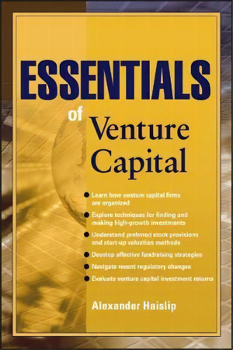 Essentials Of Venture Capital, De Alexander Haislip. Editorial John Wiley Sons Ltd, Tapa Blanda En Inglés