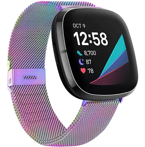 Mallas Metalica Para Fitbit Sense Y Versa 3 S n5v9 Env o gratis
