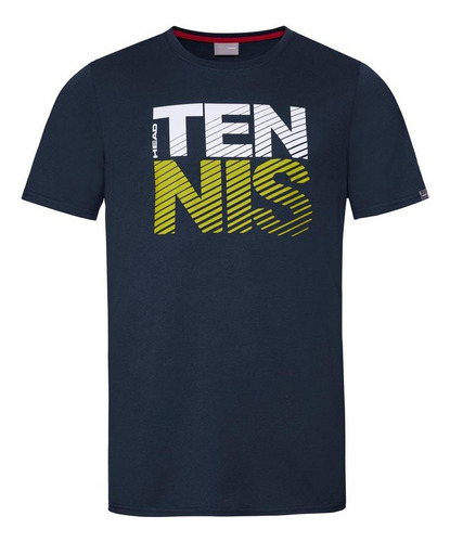 Remera Tenis Head Chris T Shirt Hombre Padel Algodon Man