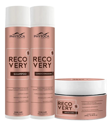 Shampoo Recovery Phytoca Reparação Regeneração Capilar 300ml