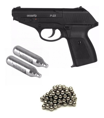 Pistola Aire Comprimido Gamo P 23 Aire+ 2c02 + Balines Caza