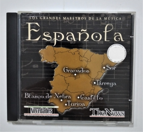 Grandes Maestros De Las Musica Española Cd 