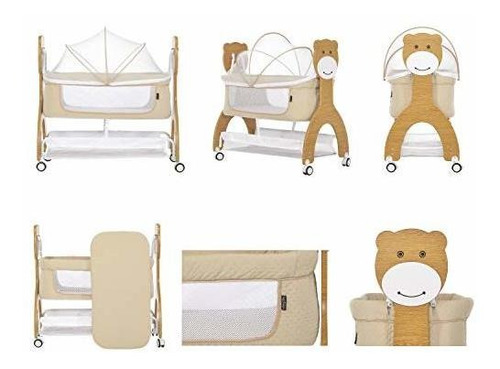 Dream On Me Cub Moisés Portátil En Cuna Beige