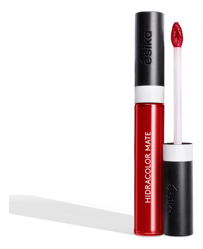 Labial Líquido Hidracolor Mate Tono Rojo Vibrante Ésika