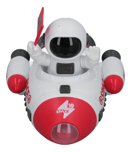 Transbordador Espacial Red Red Blast Off De Juguete Con Rota