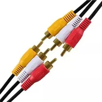 Comprar Pack 10 Pzas Cable Rca Audio Y Video + 5 Coples Triples Rca