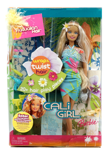 Barbie Hawaiian Hair Cali Girl 2005 Edition