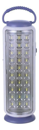 Luz De Emergencia Led Recargable 30 Leds 1200mah Lj330 Blanco