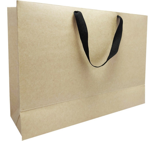 Imagen 5 de 6 de Bolsas De Cartulina 35x25x11cm X 10u Sin Impresión