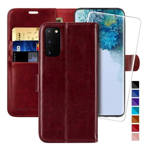 Funda Para Samsung Galaxy S20 Fe, Marron/billetera/cuero