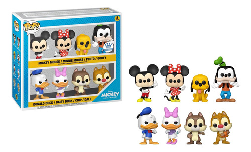 Funko Pop Disney Mickey And Friends 8 Pack Mickey Minnie Plu