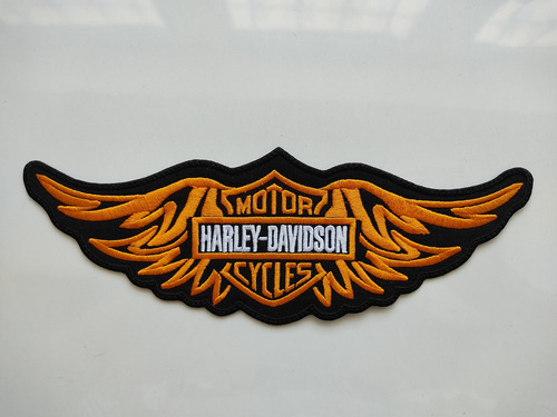 Parche Bordado Alas Con Logo Harley Davidson Tipo Espalda