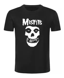 Camiseta Tradicional Banda Misfits Punk