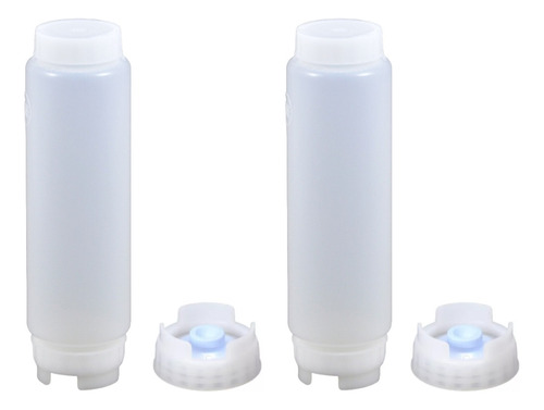 Kit Com 02 Bisnaga Fifo 473ml Válvula Azul Extra Grande