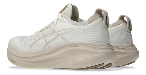 Zapatillas Asics Gel-nimbus 27 Mujer Running Blanco