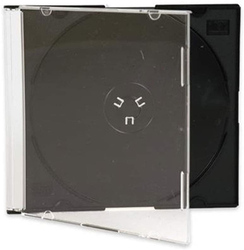 100 Cajas Transparentes Para Cd 5.2mm Slim Single Cle (vdty)