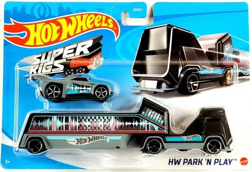 Camion Transportador Park N Play Hot Wheels + Auto