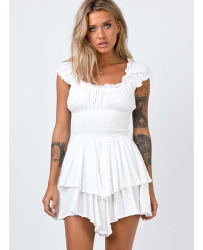 Vestido Ajustado De Un Hombro De Verano Para Mujer