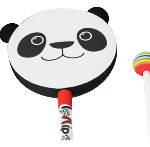 Tambor De Mano De Madera Para Niños, Juguete Musical Con